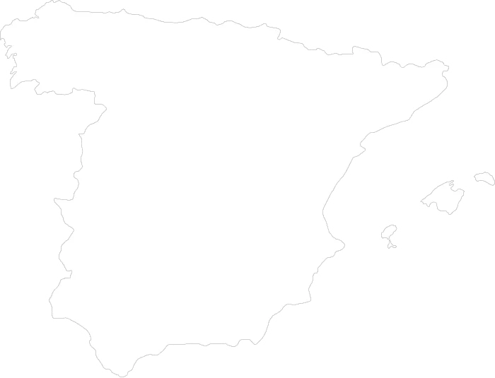 Mapa España clientes Anasaci